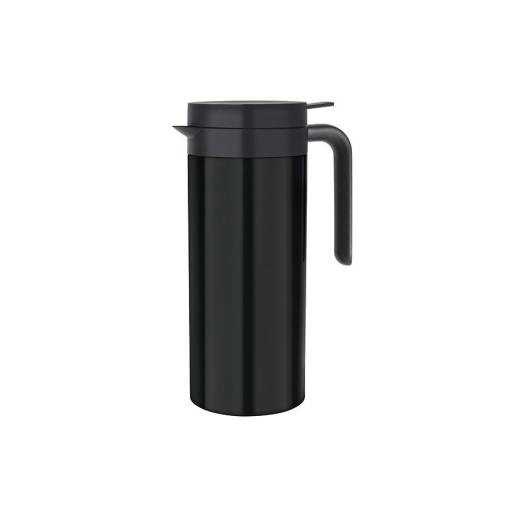 Elia Cylinder Type Black Vacuum Jug 1L