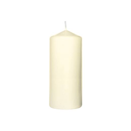 Pillar Candle Ivory 200x70mm (x6)