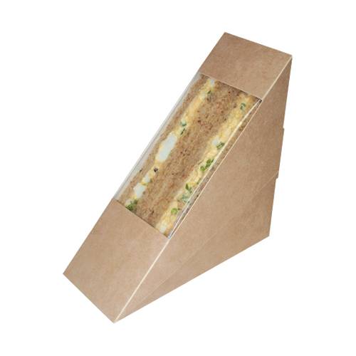 Kraft Sandwich Box 123x52x123mm (x500)