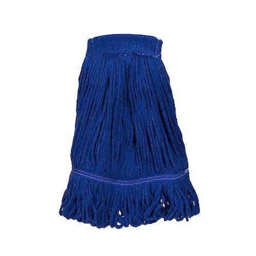 Coloured Hygiemix Kentucky Mop 450g - Blue (x10)