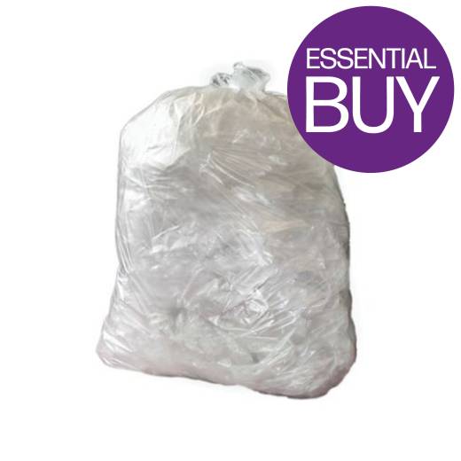 Clear Refuse Sack Extra Heavy Duty 20Kg 18x29x38in (x200)