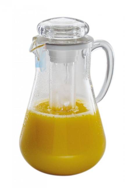 APS Acrylic Juice Pitcher with Ice Tube 3L