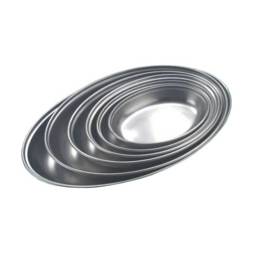 Stainless Steel Oval Veg Dish 14`