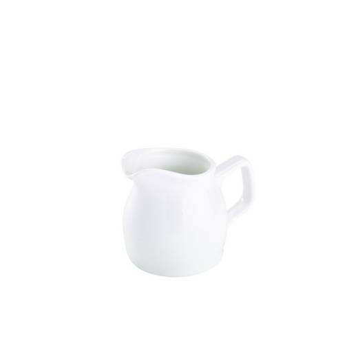 Genware Porcelain Jug 7cl/2.5oz (x6)