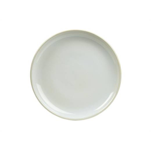 Terra Stoneware Rustic White Coupe Plate 19cm (x6)