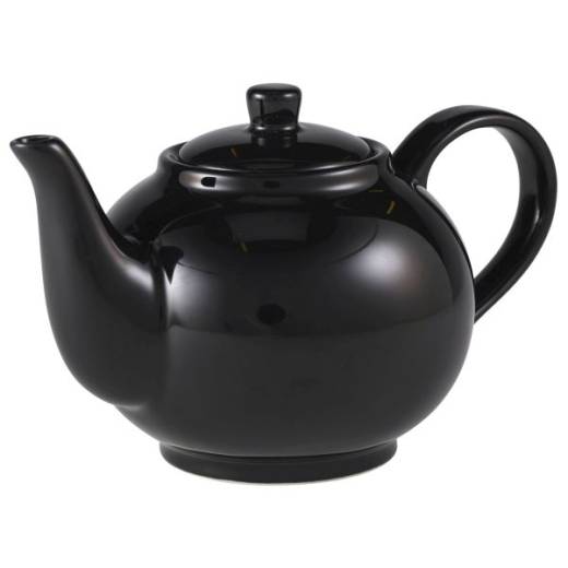 Royal Genware Teapot 45cl Black (x6)