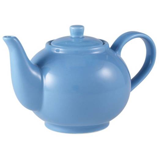 Royal Genware Teapot 45cl Blue (x6)