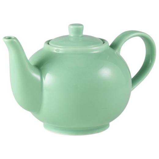 Royal Genware Teapot 45cl Green (x6)