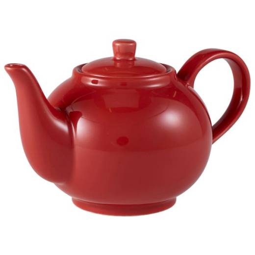 Royal Genware Teapot 45cl Red (x6)