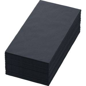 Dunisoft Bio Napkin 40cm 1/8 Fold Black (x360)