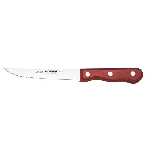 4in Steak Knife Full Tang Polywood Red (x12)