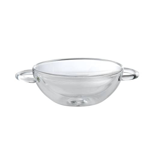 Thermic Double -Walled Glass Wok with dual handles 17.5cl (x2)