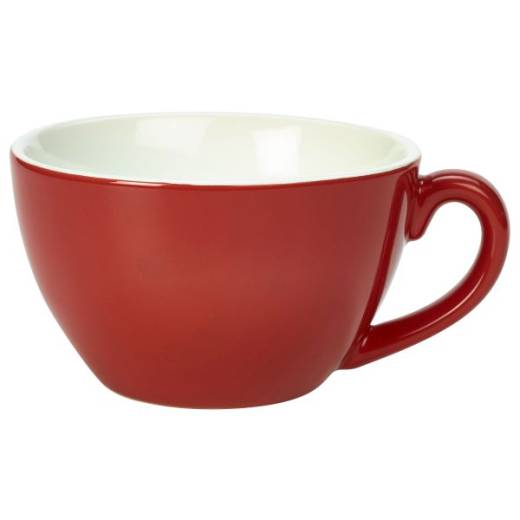 Royal Genware Bowl Shaped Cup 34cl Red (x6)