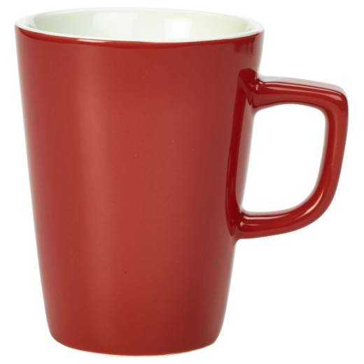 Royal Genware Latte Mug 34cl Red (x6)