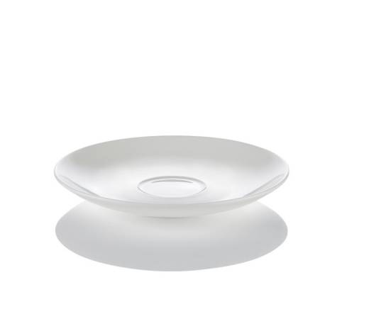 AVA Fine Bone China Saucer 14cm/5.5in for Barista Cup 180ml, Tea 240ml (x6)