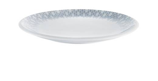 SYNERGY Geometric Flat Coupe Plate 26cm/10.2in (x6)