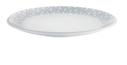 SYNERGY Geometric Flat Coupe Plate 29cm/11.4in (x6)