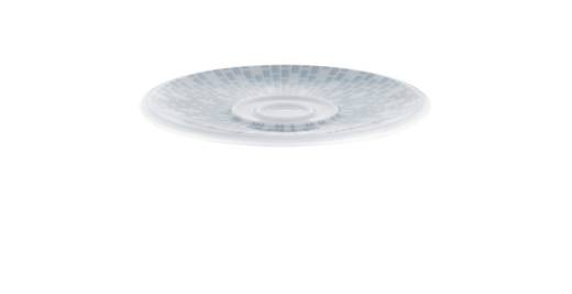 SYNERGY Geometric Saucer 17cm/6.7in for 280ml/350ml Soup, Cups, Mugs & Dips (x6)