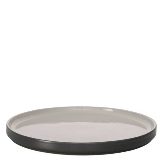 STYLE LIGHTS GEO Taupe Flat Plate 26cm/10.2in (x6)