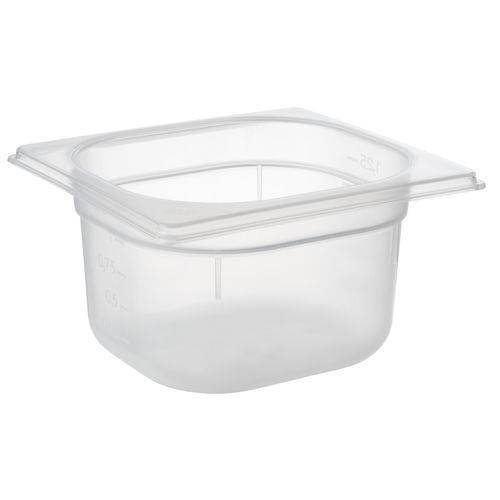 1/6 Polypropylene Gastronorm Pan 20cm Clear (x6)