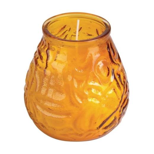 Glass Lowboy Amber (x12)