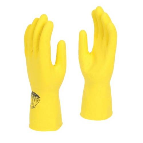 Shield Latex Rubber Household Glove - Yellow (Size Small)