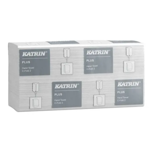 Katrin Plus C Fold 2 Ply White (x1600)