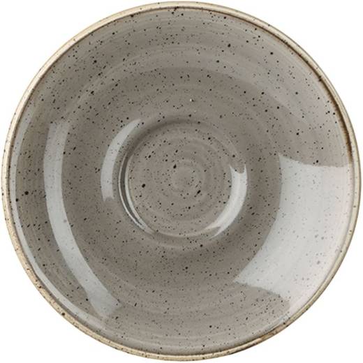 Stonecast Grey Espresso Saucer 11.8cm/4.5in (x12)