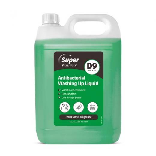 Anti-Bac Washing Up Liquid D9 (5L)