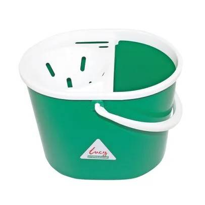 Lucy Oval Mop Bucket Green