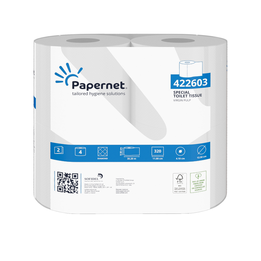 Papernet Special 2 Ply Toilet Roll 320 Sheet (x40)