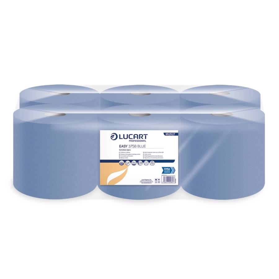 Premium Blue Centrefeed 2 Ply 19cm x 150m CHSA (x6)